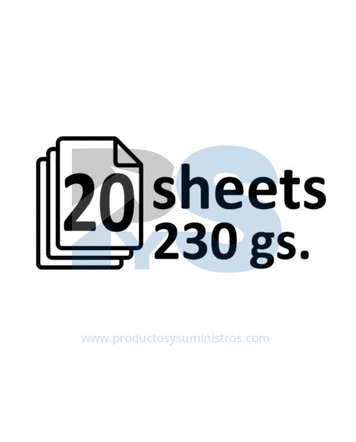 Papel Fotográfico A4 Brillante 180 g x 20 Hojas