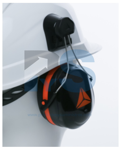 Antirruido para Casco de Obra Ajustable. Delta Plus Magny Helmet 2