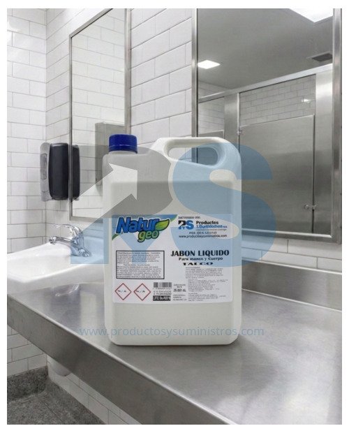 Jabón Líquido para Manos Talco Naturgeo  x 3750 ml 