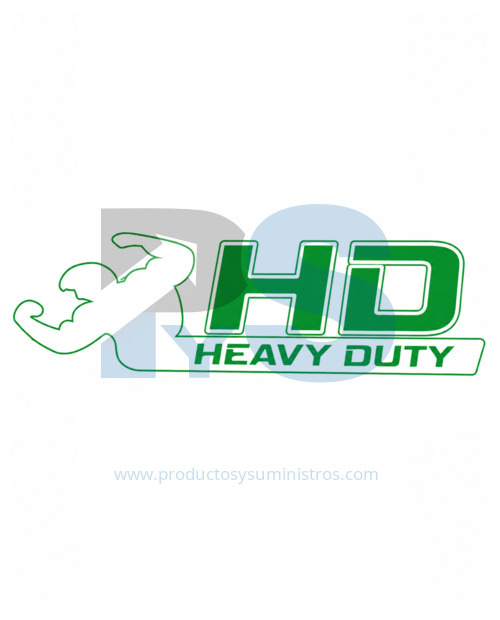 Guante Nitrilo HD Industrial Calibre 18 Negro × 50 Unidades