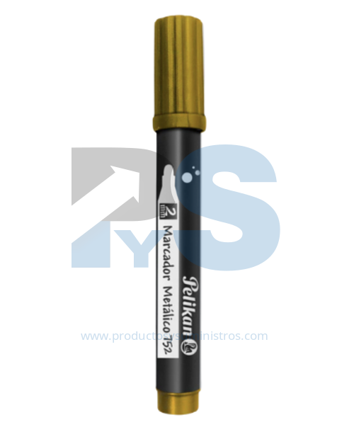 Marcador Deco Pelikan Metal 752 Oro