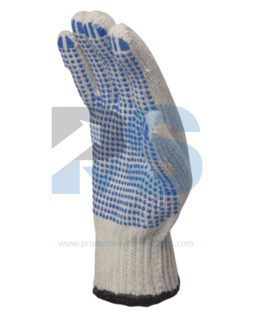 Guante Polialgodón con Puntos PVC Talla 9 Delta Plus TP169
