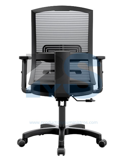 Silla Monk Light SIN Cabecero 3 Bloqueos Brazos Regulables Base Nylon TAPIZADO 1 NEGRA SIN ENSAMBLE