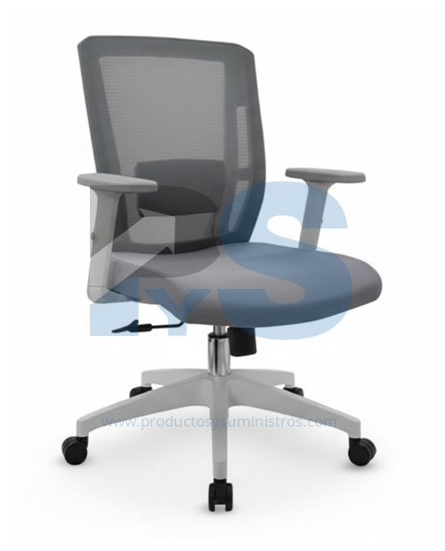 Silla Delphi 1 Gris Marco Gris con Base de Nylon ENSAMBLADA