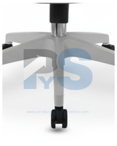 Silla Delphi 1 Gris Marco Gris con Base de Nylon ENSAMBLADA