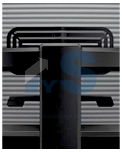 Silla Monk Light SIN Cabecero 3 Bloqueos Brazos Regulables Base Nylon Tapizado 1 Negro ENSAMBLADA