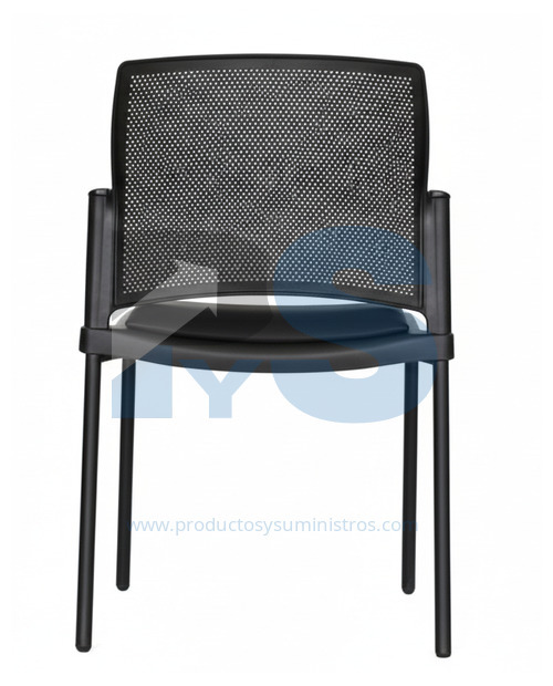 Silla Zyle Interlocutora Espaldar y Asiento Tapizado Grupo 1 4 Patas ENSAMBLADA