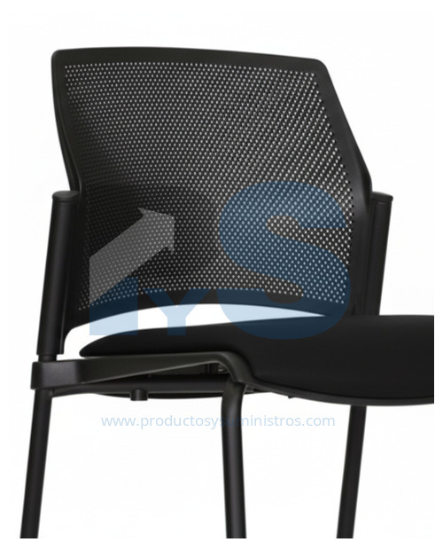 Silla Zyle Interlocutora Espaldar y Asiento Tapizado Grupo 1 4 Patas ENSAMBLADA