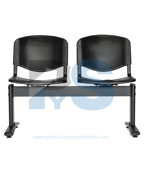 Silla Tándem Novaiso Plástica (2 Puestos) ENSAMBLADA