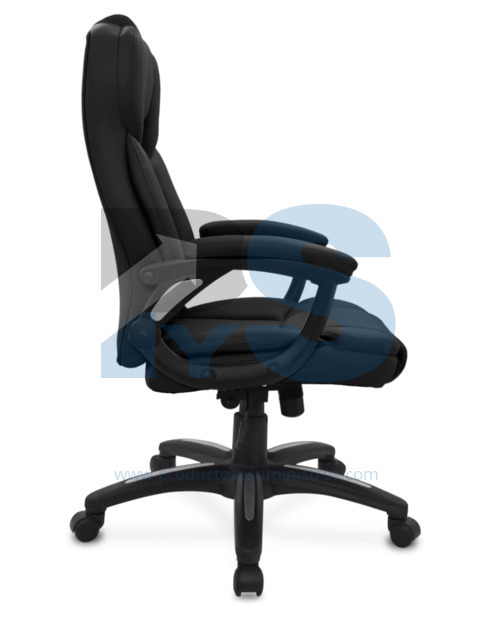 Silla City Cuerina Negro