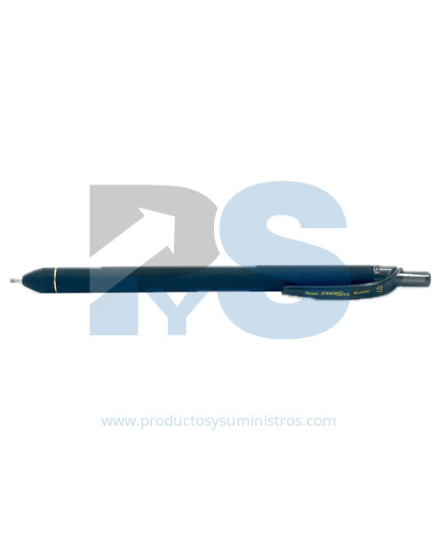 Esfero Gel Retractil Negro Pentel Energel 0.7