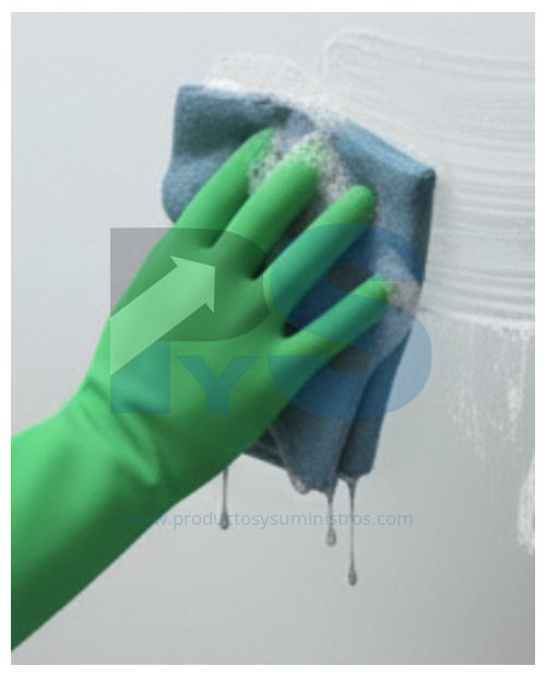 Guante Industrial Rubberplus Calibre 35 Talla 9 VERDE 