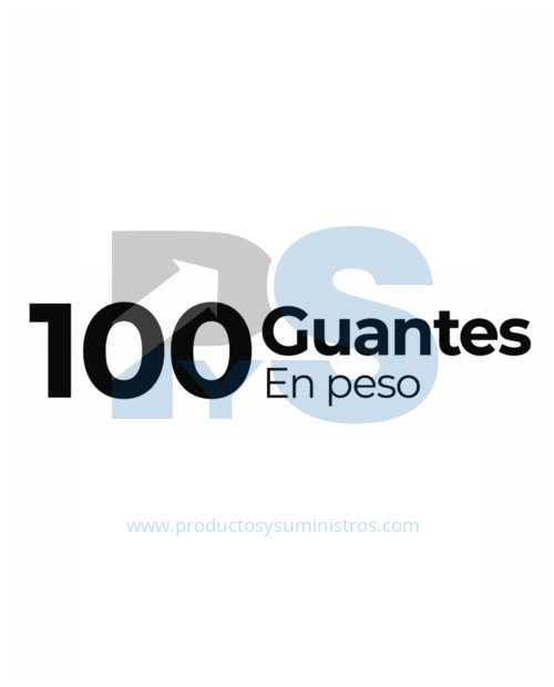 Guante Nitrilo Calibre 8 Negro x 100 Unidades