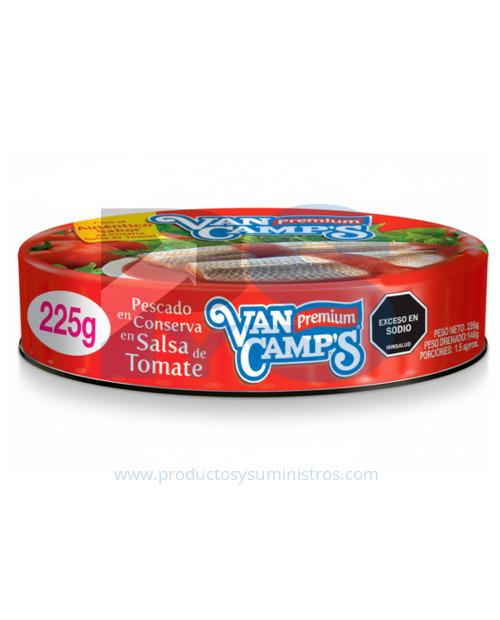 Sardinas Van Camp’s en Salsa de Tomate x 225 g