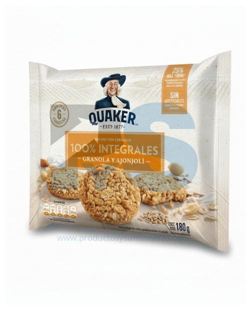 Galleta Quaker Granola y Ajonjolí x 6 Paquetes