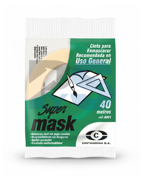 Cinta Enmascarar Cintandina 18 mm (3/4") x 40 Metros