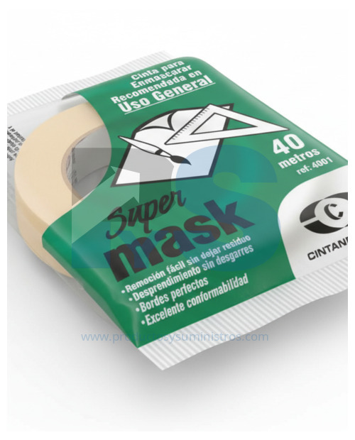 Cinta Enmascarar Cintandina 18 mm (3/4") x 40 Metros