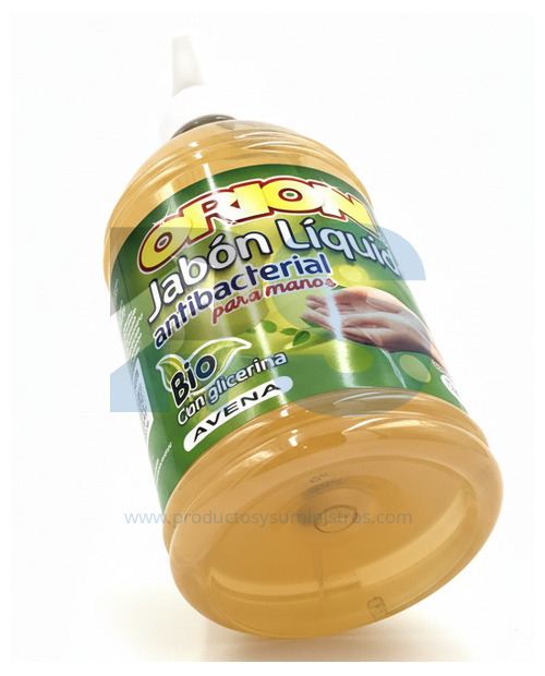 Jabón de manos ANTIBACTERIAL ORION x 1.000 cc AVENA