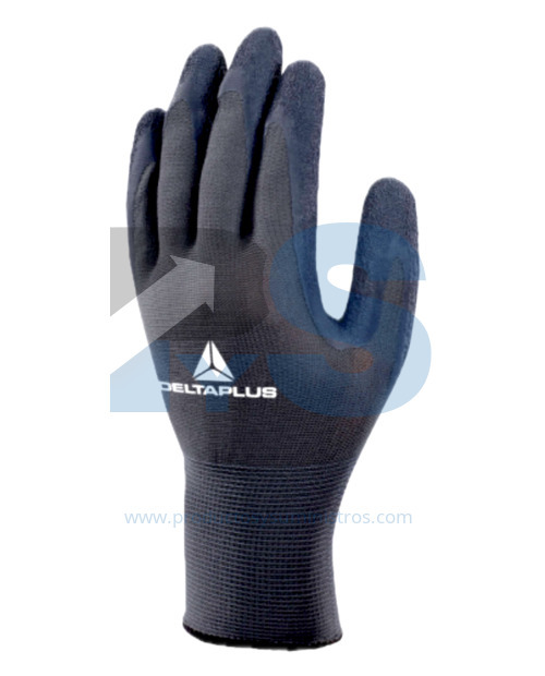 Guante Tejido de Poliester Palma de Latex Delta Plus VE630 Talla 8/M