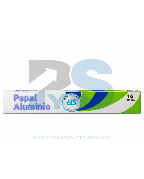 Papel Aluminio Blue Suppliers x 16 m
