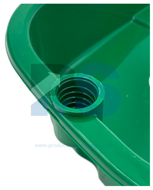 Recogedor Plastico Sin Banda Verde SIN MANGO