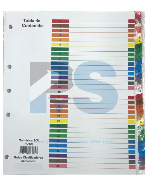 Guia Clasificadora 1-31