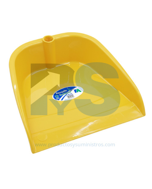Recogedor Plastico Sin Banda Amarillo SIN MANGO