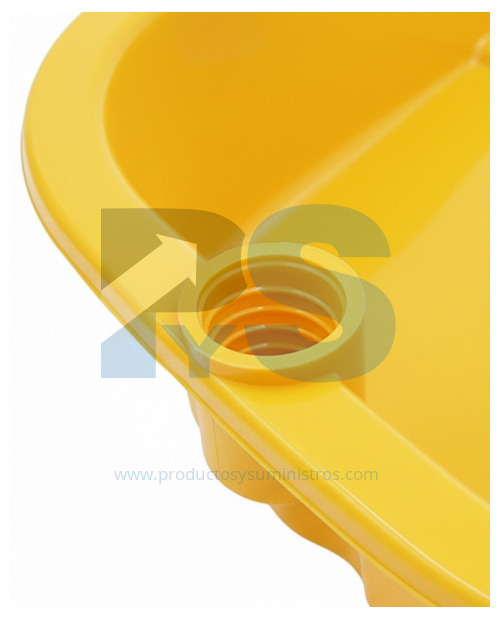 Recogedor Plastico Sin Banda Amarillo SIN MANGO