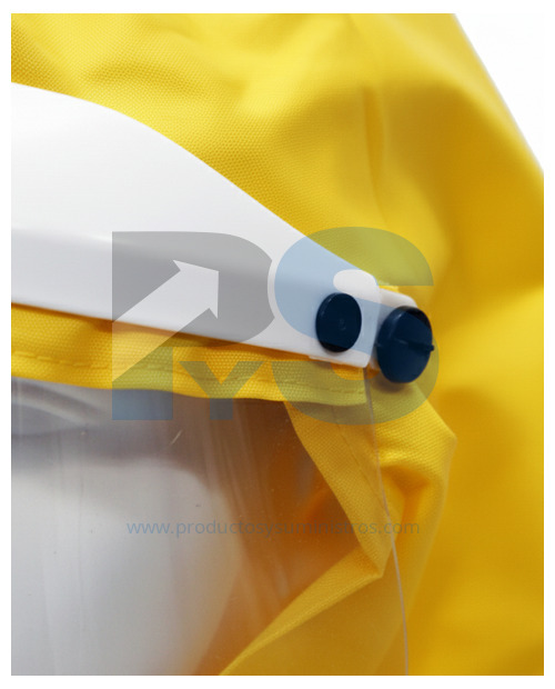 Careta Fuminigación Amarilla con Visor Delta Plus WCOASP3511