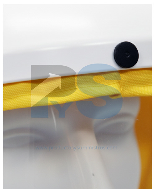 Careta Fuminigación Amarilla con Visor Delta Plus WCOASP3511