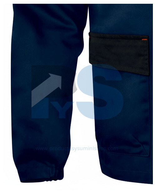 Chaqueta Tejida en  Poliéster y Algodón AZUL Talla S Delta Plus M1VE2