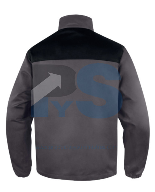 Chaqueta Tejida en Poliéster y Algodón GRIS Talla S Delta Plus M1VE2