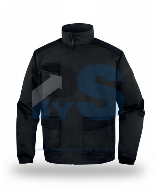 Chaqueta Tejida en Poliéster y Algodón NEGRA Talla L Delta Plus M1VE2