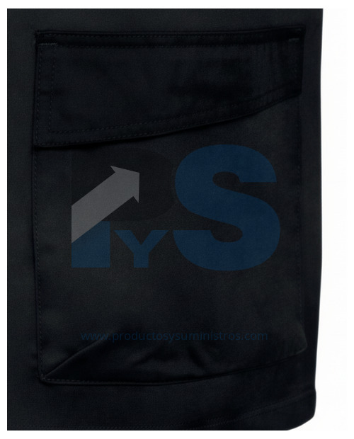 Chaqueta Tejida en Poliéster y Algodón NEGRA Talla L Delta Plus M1VE2