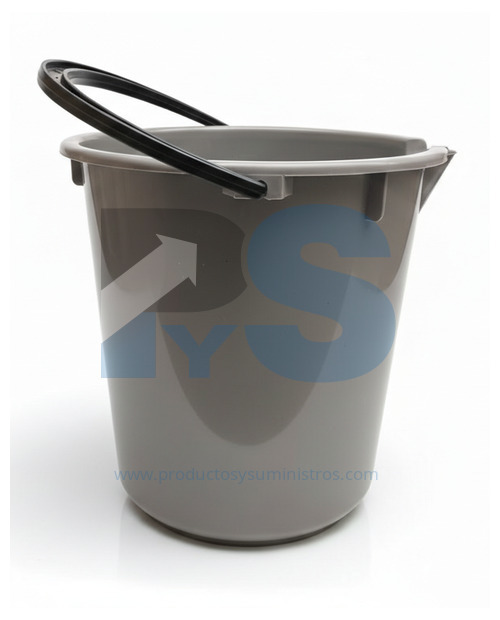 Balde 12 Litros Aforado Gris