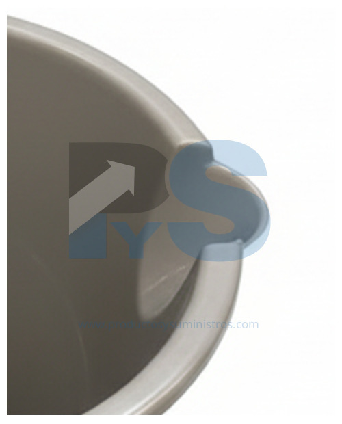 Balde 12 Litros Aforado Gris