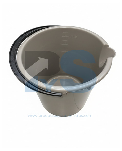 Balde 13 Litros Aforado Gris