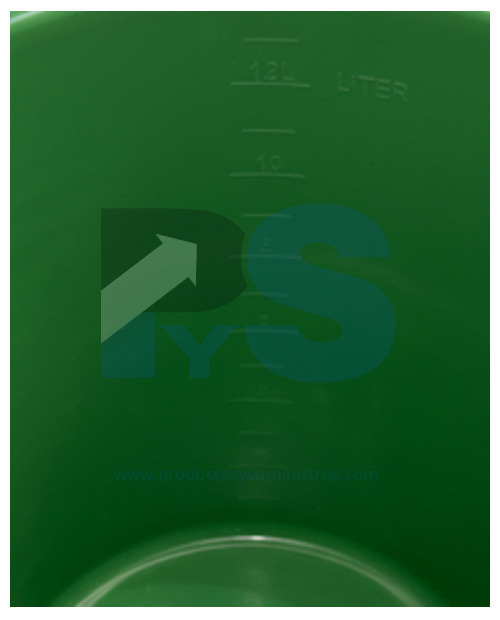 Balde 12 Litros Aforado Verde