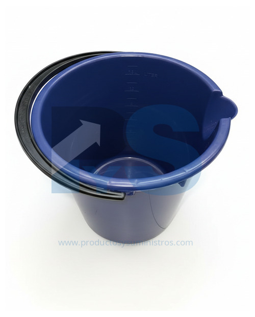 Balde 12 Litros Aforado Azul