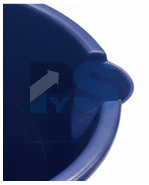 Balde 12 Litros Aforado Azul