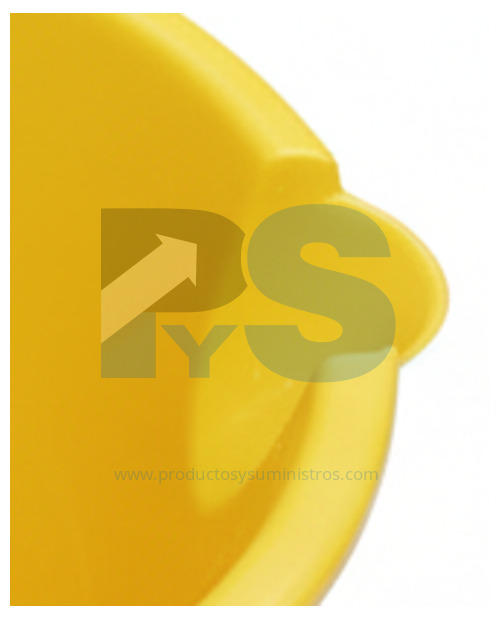 Balde 12 Litros Aforado Amarillo