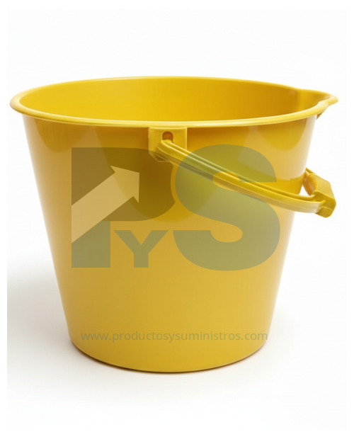 Balde 10 Litros Aforado Amarillo