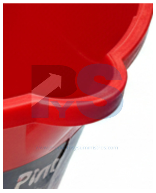 Balde con Exprimidor 12 Litros Fuller Rojo