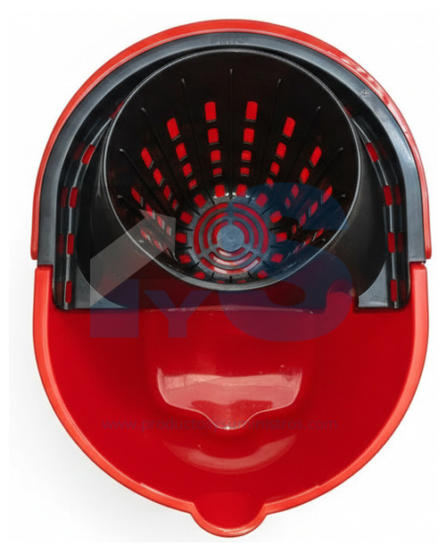 Balde con Exprimidor 12 Litros Fuller Rojo