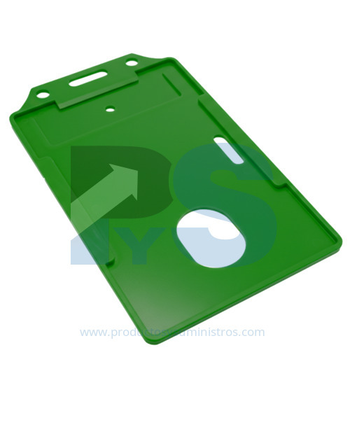 Porta Escarapela Vertical Verde x 25 Unidades