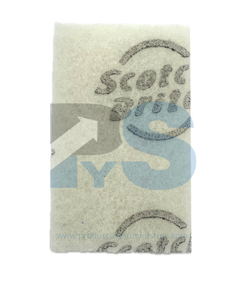 Fibra Scoth Brite Blanca Ref. 66 x Unidad