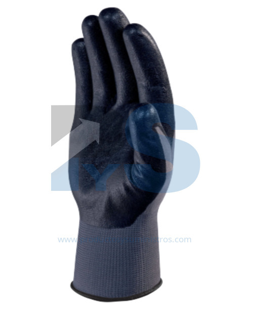 Guante en Poliester con Impregnación en Nitrilo VE722NO Talla 9