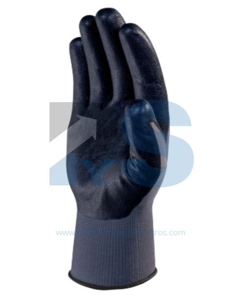 Guante en Poliester con Impregnación en Nitrilo VE722NO Talla 10