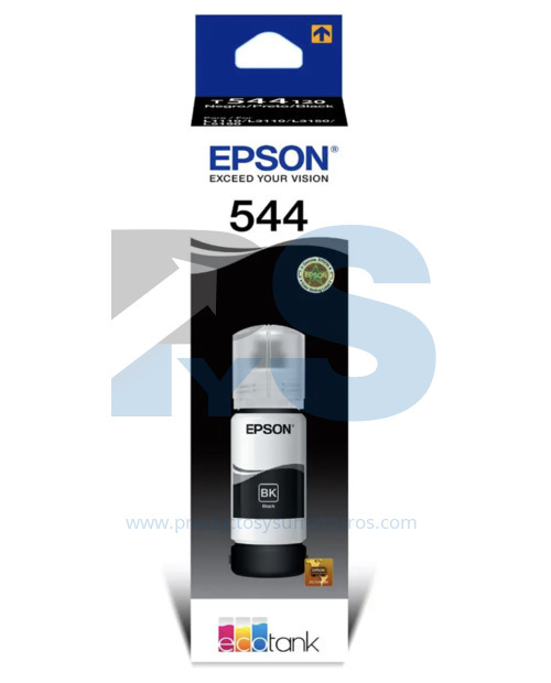 Tinta Botella Epson T544 Negra