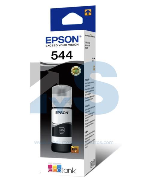 Tinta Botella Epson T544 Negra